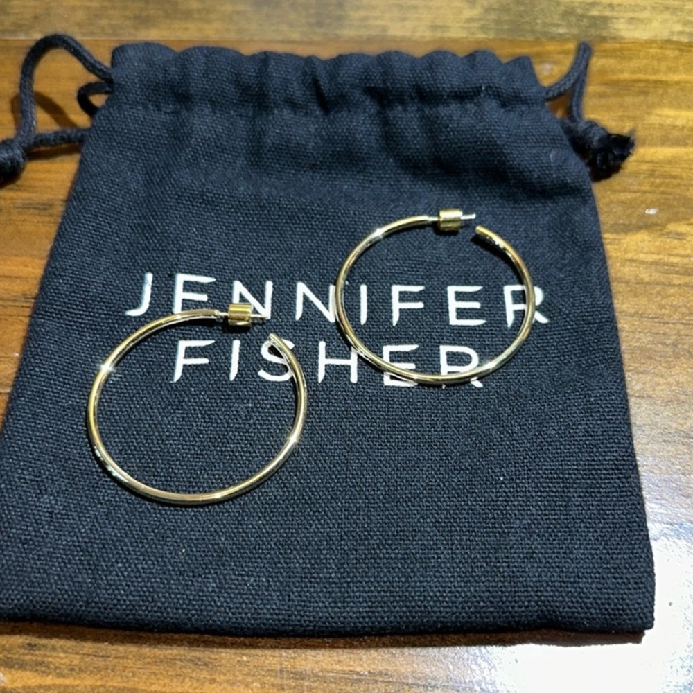Jennifer Fisher 1.5” Baby Hoops